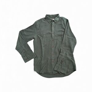 Faherty Olive Casual Button-Down Shirt